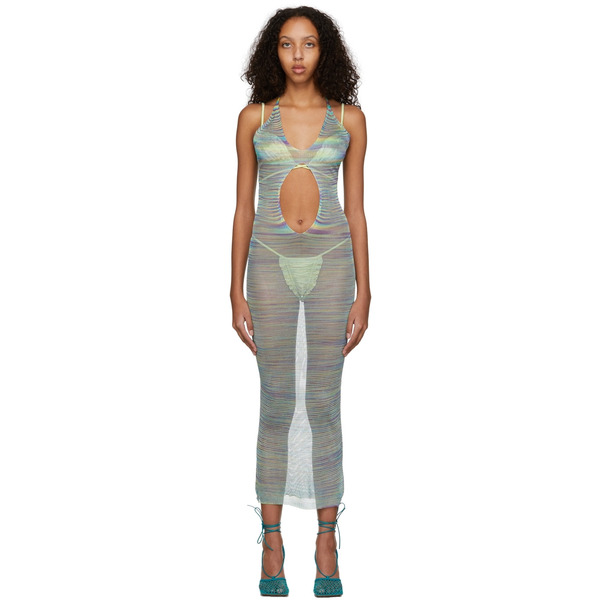  Isa Boulder Multicolor Long Pullaway Jelly Dress 