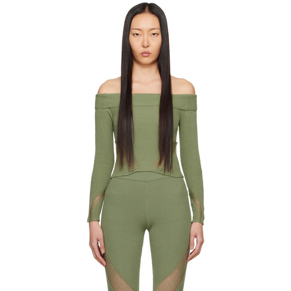  Isa Boulder Ssense Exclusive Green Floater Long Sleeve T-shirt 