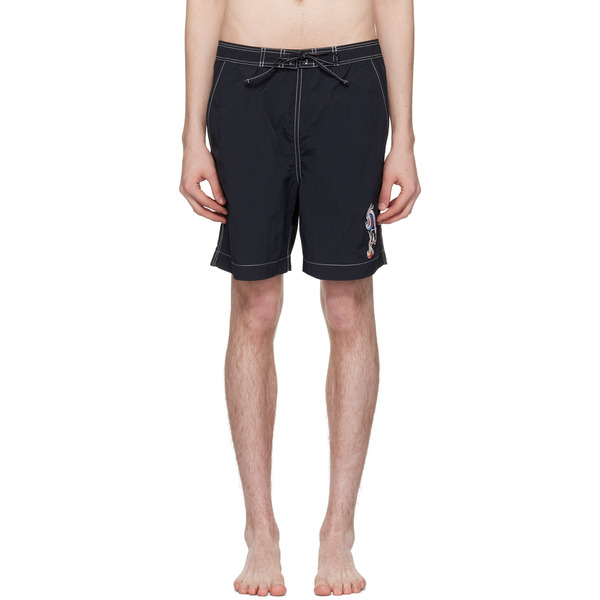  Isabel Marant Black Hydra Swim Shorts 