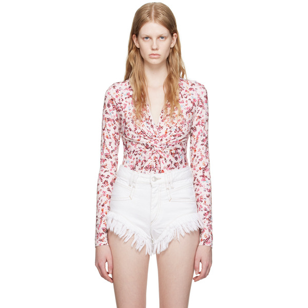  Isabel Marant Etoile Beige Jena Bodysuit 
