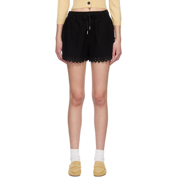  Isabel Marant Etoile Black Balyme Shorts 
