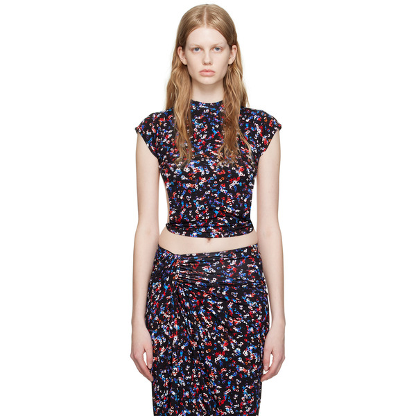  Isabel Marant Etoile Black Juvia T-shirt 