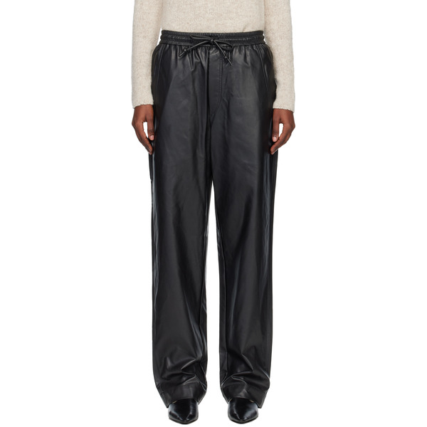  Isabel Marant Etoile Black Nereane Faux-leather Trousers 