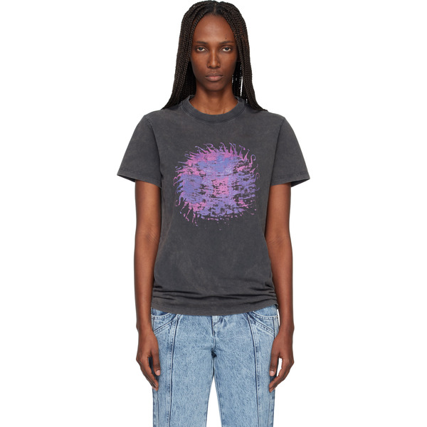  Isabel Marant Etoile Black Zoeline T-shirt 