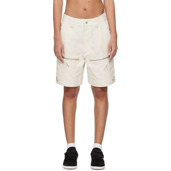  Isabel Marant Etoile Off-white Kynan Shorts 