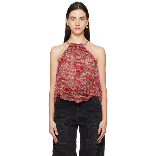  Isabel Marant Etoile Red Akila Camisole 