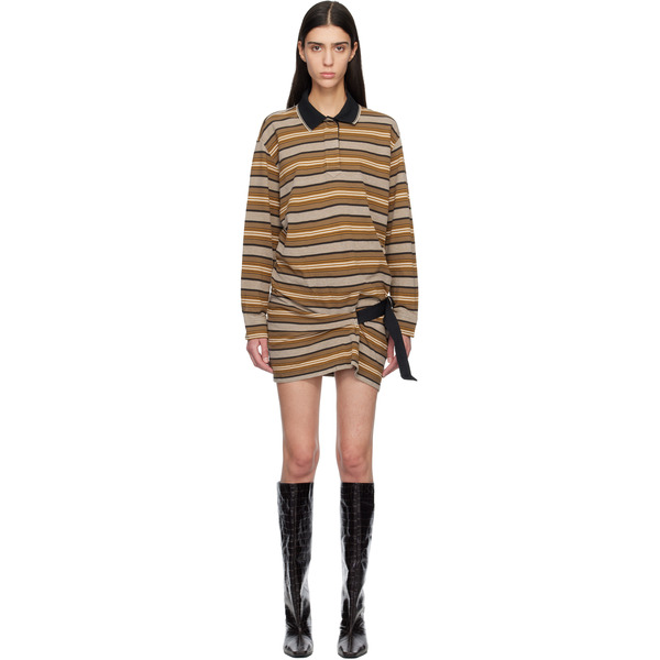 Isabel Marant Etoile Tan Isea Minidress 