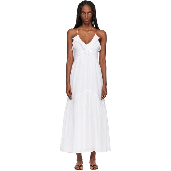  Isabel Marant Etoile White Vasma Maxi Dress 