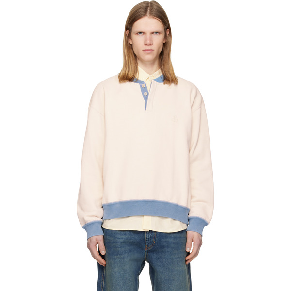  Isabel Marant Off-white & Blue Mathias Sweatshirt 