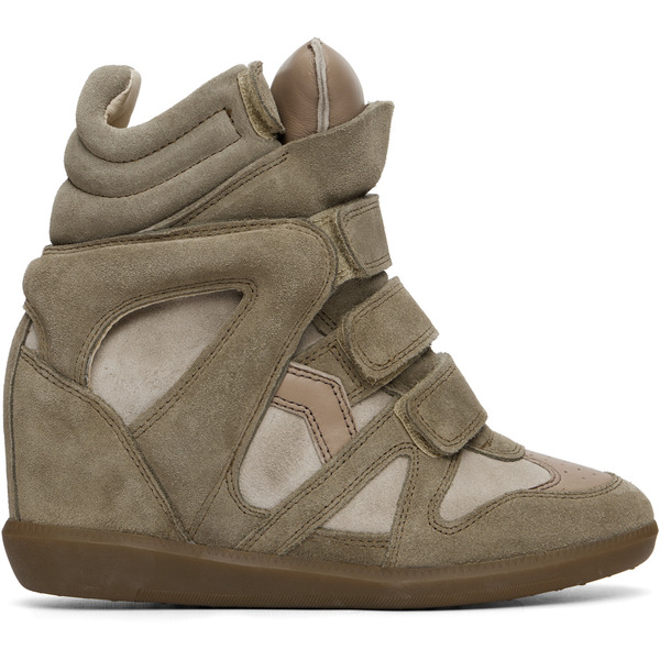  Isabel Marant Taupe Bekett Sneakers 
