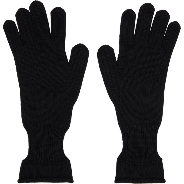  Issey Miyake Black Breeze Knit Gloves 