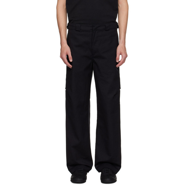  J Eongl I Black Heavyweight Cargo Pants 