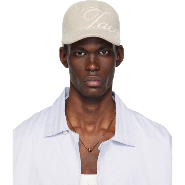  Jacquemus Beige 'the Atelier' Baseball Cap 