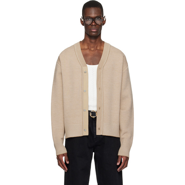  Jacquemus Beige 'the Doppio' Cardigan 