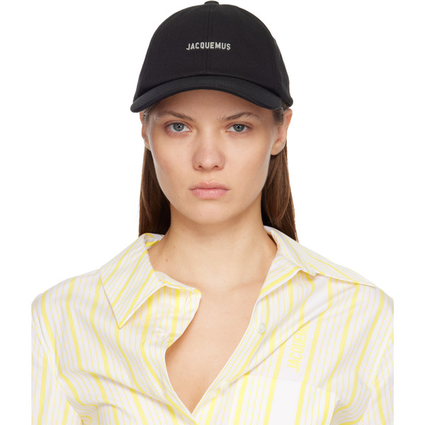  Jacquemus Black La Croisière 'the Gadjo' Cap 