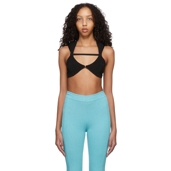  Jacquemus Black 'le Bandeau Veleiro' Bra 
