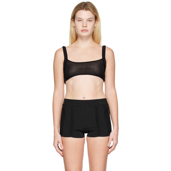  Jacquemus Black Le Papier 'le Bandeau Ascosu' Bra 