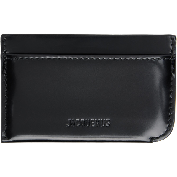 Jacquemus Black 'le Porte Curvo' Card Holder 