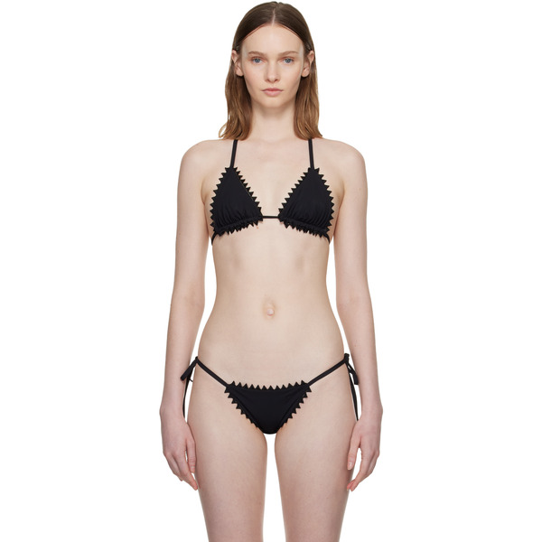  Jacquemus Black 'the Picot' Bikini Top 