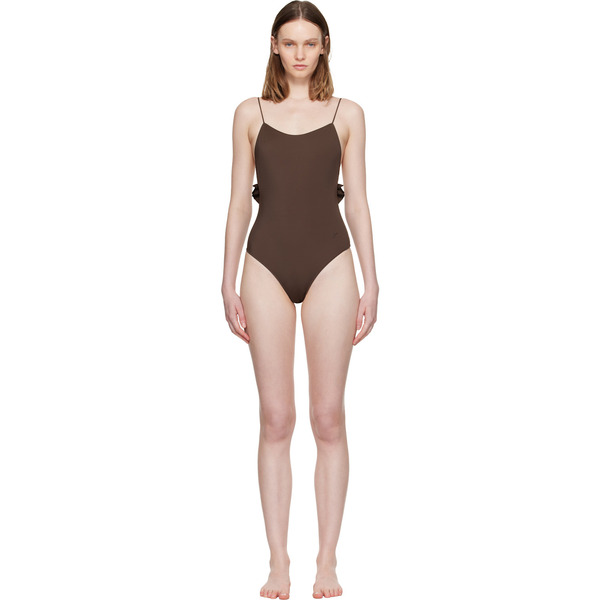  Jacquemus Brown 'the Cabana' Swimsuit 