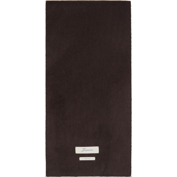  Jacquemus Brown 'the Cachemiro' Scarf 