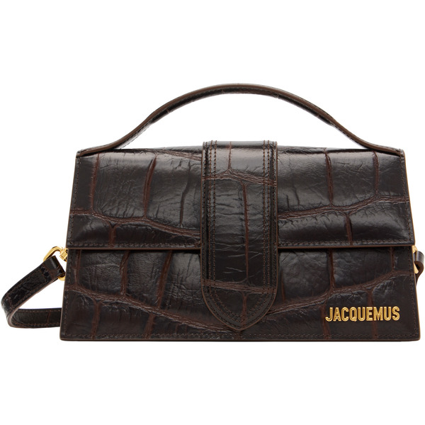  Jacquemus Brown 'the Large Bambino' Bag 