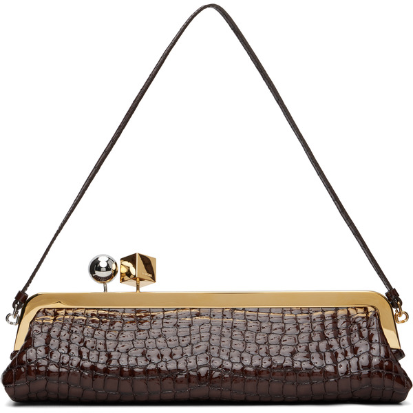  Jacquemus Brown 'the Salon Clutch' Bag 