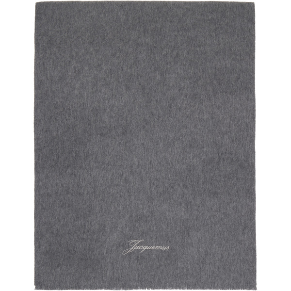  Jacquemus Gray 'the Tailleur' Scarf 