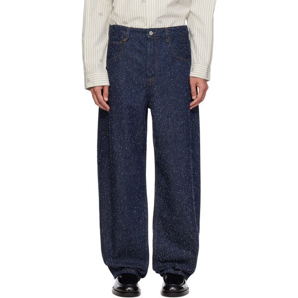  Jacquemus Navy 'the Mirada De-nîmes' Jeans 
