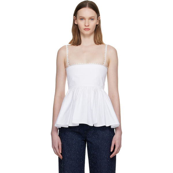  Jacquemus White 'the Traversin' Top 