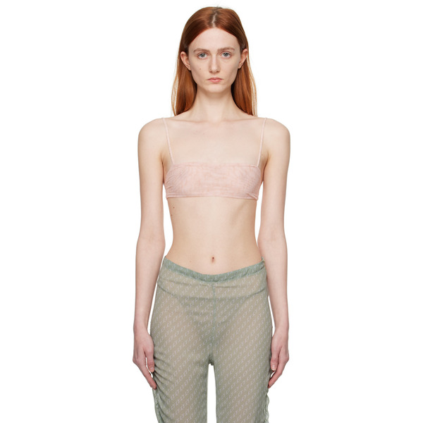  Jade Cropper Ssense Exclusive Pink Bra 