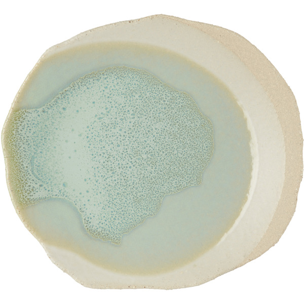  Jars Céramistes Green & Beige L Wabi Plate 