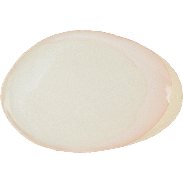  Jars Céramistes Pink L Wabi Oval Plate 