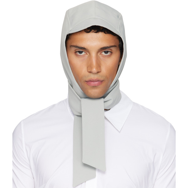  Jean Paul Gaultier Gray Long Panel Hood 