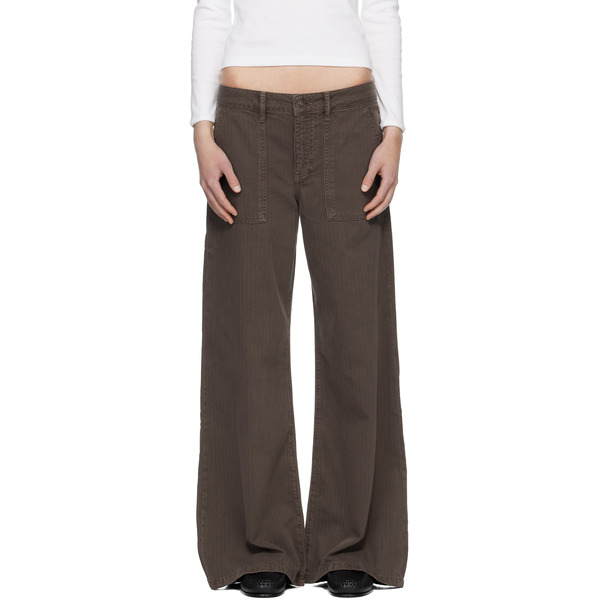  Jeanerica Brown Guell Trousers 