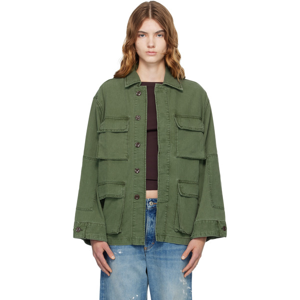  Jeanerica Green Lucy Jacket 