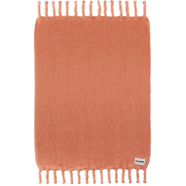  Jil Sander Pink Scarf Throw Blanket 