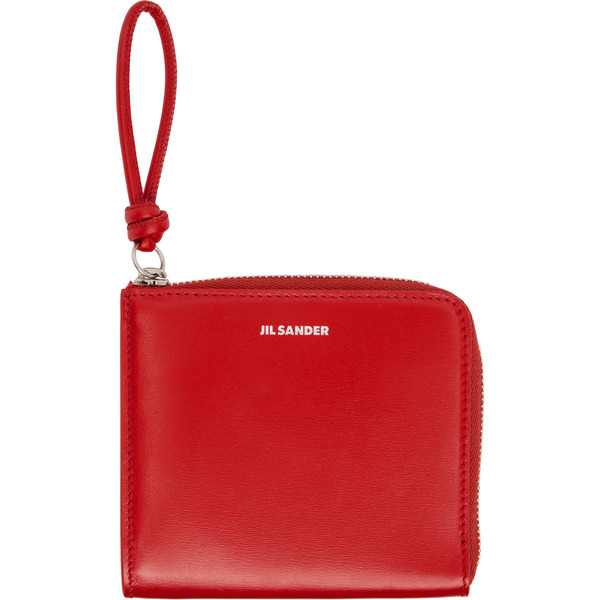  Jil Sander Red Giro Wallet 