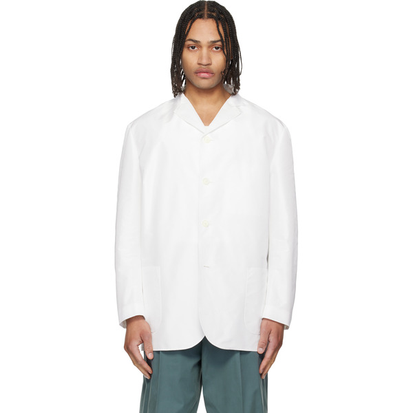  Jil Sander White Sport Jacket 