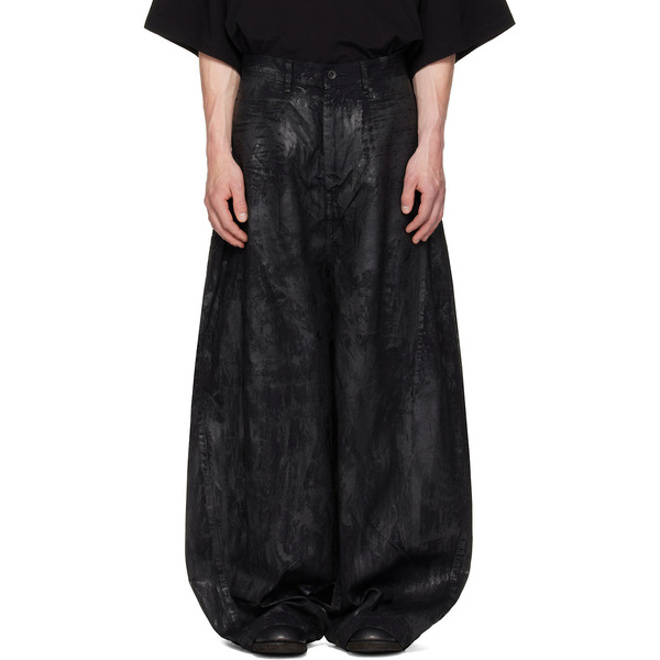  Julius Black Coated Dk Jeans 
