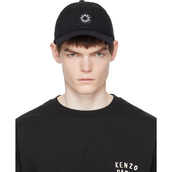  Kenzo Black Kenzo Paris 'boke Flower 2.0' Embroidered Cap 