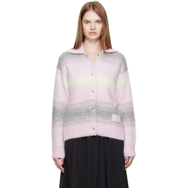  Kenzo Pink Kenzo Paris 'kenzo Speed Stripe' Cardigan 