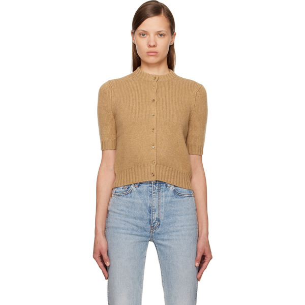 Khaite Beige Nora Cardigan 