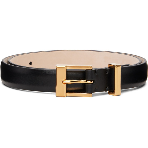  Khaite Black Manhattan Belt 
