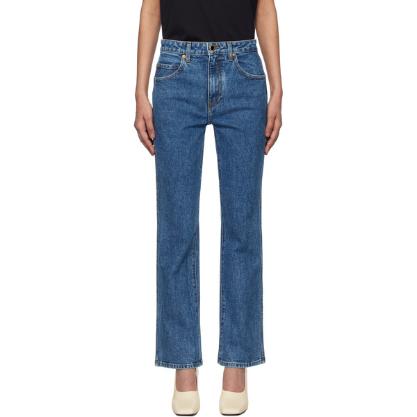  Khaite Blue Vivian Jeans 