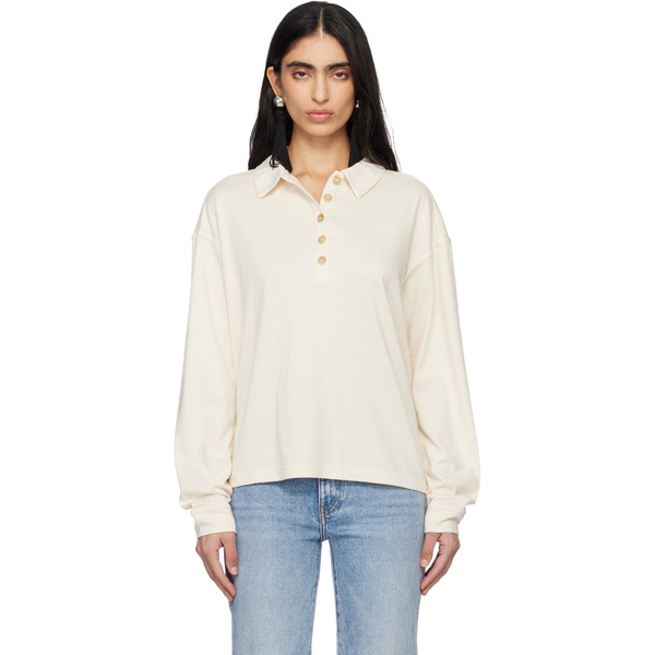  Khaite Off-white Faithful Polo 