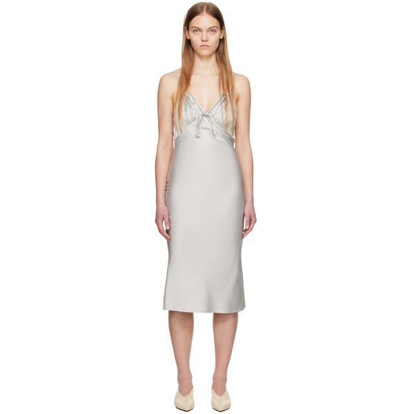  Kijun Gray Emma Midi Dress 