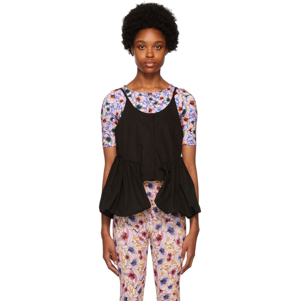  Kika Vargas Black Mirka Camisole 