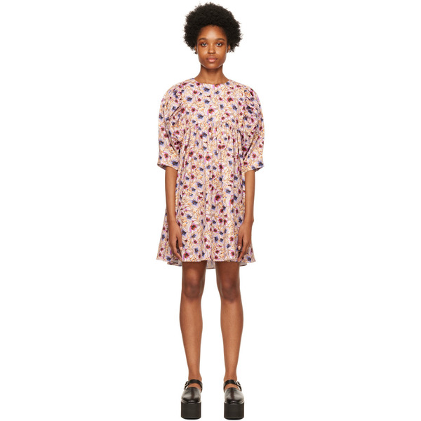 Kika Vargas Multicolor Mathilde Minidress 
