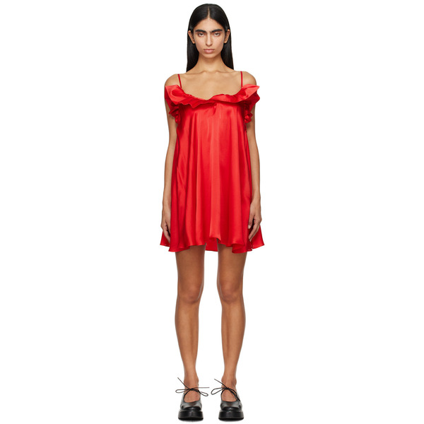  Kika Vargas Red Joan Minidress 